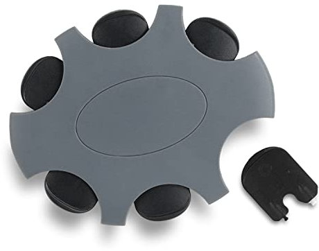 JB White 6 Pieces ProWax MiniFit Wax Guards for Hearing aids Compatible with Oticon, Bernafon, and Auditio Hearing aids, Disk with 6 Tools and 6 Filters, Black