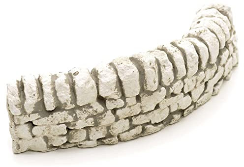 Holyart Mäuerchen für Krippe aus Gips cm 6x17x5