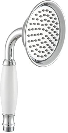 Winskybath Big Size 108MM Brass Shower Head Traditional Victorian Style Handheld Shower Sprayer Chrome Polished