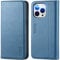 TUCCH Case for iPhone 14 Pro (6.1) 2022 5G, Protective PU Leather Wallet Folio Flip Stand Case with[RFID Blocking][Viewing Stand][Shockproof TPU][Card Holder]Compatible with iPhone 14 Pro, Lake Blue