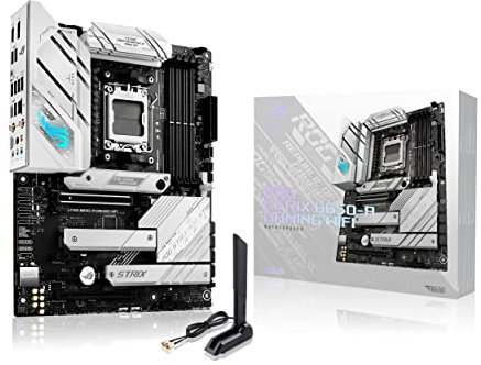ASUS ROG Strix B650-A Gaming WiFi 6E AM5 (LGA1718) Ryzen 7000 Motherboard (12+2 Power Stages, DDR5, 3xM.2 Slots, PCIe® 4.0, 2.5G LAN, WiFi 6E, USB 3.2 Gen 2x2 Type-C®)