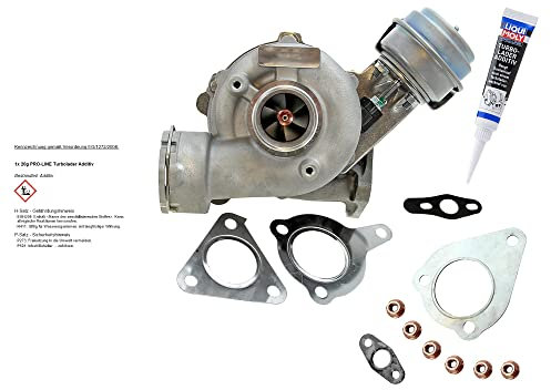 ATEC Germany 1x Turbolader, inkl. Montagesatz, 1x Additiv Turbolader-Erstbefüllung, Kompatibel mit A udi A4 B6, A4 B7, A6 C5, A6 C6, SKODA SUPERB 1, VW PASSAT B5.5 (3B3)(3B6)