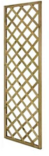 MONDO VIRO un mondo a casa tua Panneau Rectangulaire Grillé en Bois de Pin Imprégné - Le Complément Mobilier Modulaire pour Intérieur et Extérieur (60 x 180 cm) Vert