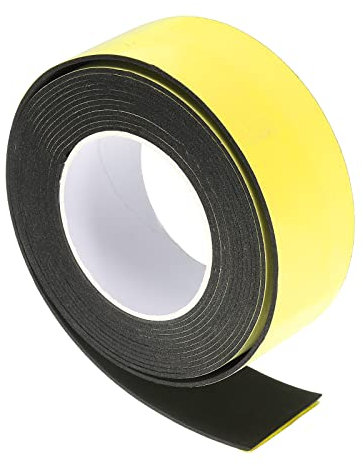 M METERXITY Una Cara EVA Espuma Cinta - Esponja Adhesivo Aplicar a Exteriores, Jardín (50mmx2mmx5m, Amarillo)