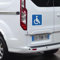Lot de 2 autocollants pour handicapé handicapé pour usage extérieur pour voiture, camionnette, camion (15 x 15 cm, carré)
