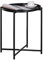 Mondo Viro Couchtisch Noemi Couchtisch für Wohnzimmer, Metall, Schwarz, 42 x 42 cm, 52 Stück
