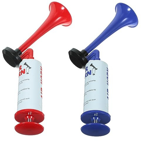 BESPORTBLE 2 Piezas Bocina De Bomba Juguete De Bocina De Aire Cuerno De Oso Bocina De Aire Marina Horquillas De Pesca Mini Bocina De Aire Bomba Manual Trompeta De Deportes Abdominales Pilar