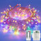 LITYBY Fairy Lights Battery, 12M/120LED Christmas Fairy Lights, 8 Modes Battery String Lights Waterproof for Indoor Outdoor Garden Bedroom Wedding Patry Xmas Decorations(Multi-Coloured)