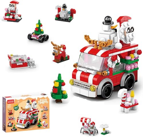 Adventskalender Überraschung Spielzeug, Autos Fahrzeuge Weihnachten Bausteine, Weihnachtskalender Spielzeug für Kinder, Teenager & Erwachsene