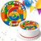 BUILDING BRICKS BIRTHDAY PERSONALISED 7.5 INCH EDIBLE ICING CAKE TOPPER DECORATION SV226