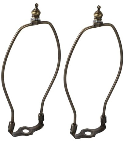 Gadpiparty Elegantes Geweih-lampenschirm-harfen-kit Einfache Struktur Für Einfache Installation Und Austausch