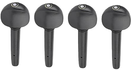 Chevilles de Réglage de Violon 4 Pièces, Cordes de Violon En ébène, Pièces de Rechange Pour Instruments de Musique pour Violon 1/2(1/2)