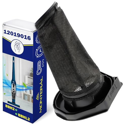 Rete Filtro per Aspirapolvere Scopa Elettrica senza Fili con Codice Originale 12019016 per Bosch BBH2 BBHL2 - MONTERAL