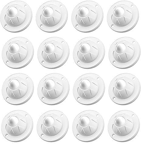 Gbloodst Lot de 16 Roulettes Auto-Adhésives pour Appareil Électroménager, Capacité de Charge de 14 Lb par Roue