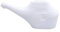 Traveler’s Plastic Neti Pot for Nasal Cleansing | Compact and Travel-Friendly Design | Natural Treatment for Sinus, Infection and Congestion (White)