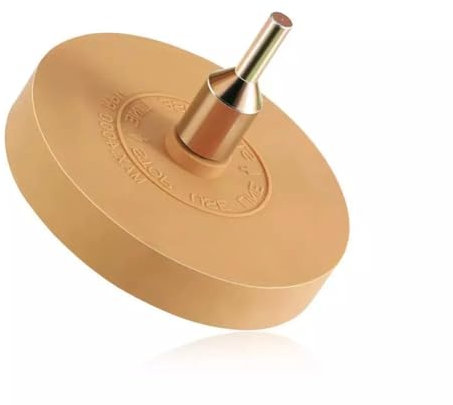 Solid Rubber Eraser Wheel with Drill Adapter - Adhesive Remover Tool, Removes Vinyl Decals, Pinstripes, Stripes, Stickers, Tape, Emblems, Graphics Removal on Autos Cars Trucks RV's Signs