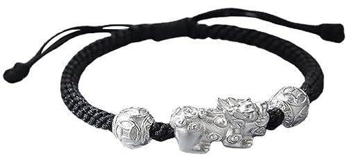WOFASHPURET Pulsera De Hilo Para Hombres Pulsera De Protección Ajustable De Cumpleaños
