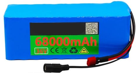 TIEOAXFT 18650 lithium battery 36V10S4P 42V100Ah electric vehicle power lithium battery(36V 68AH(T))
