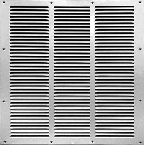 YAGEANNL Griglia di ventilazione in alluminio 600 * 600 cm, griglia metallica zincata quadrata, griglia di ventilazione in acciaio inossidabile, griglia di protezione atmosferica per scarico e