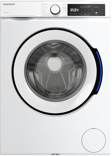 Daewoo WM-FB0634W1A-DE Waschmaschine Frontlader, 10 kg, 1400 U/min., Energieeffizienzklasse A, InverterMotor, Allergy Safe-Programm, AquaStop, Weiß