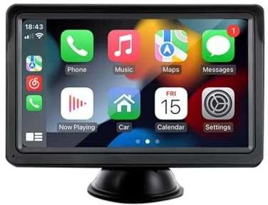 YSNFDN Wireless Car Stereo for Peugeot 207 2006–2014, 7 Portable Car Audio Car Play Screen Receivers with Bluetooth Hands-free Calling,GPS Navigation,Voice Control