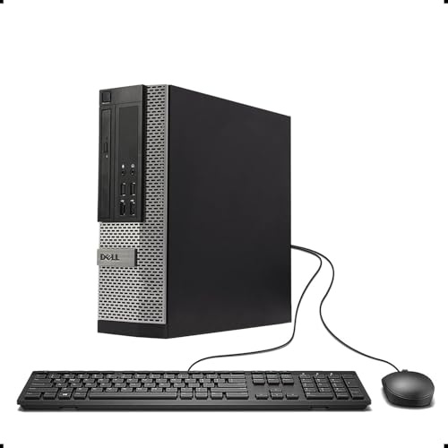Dell OptiPlex 9020 SFF Desktop-PC, Intel Core i5-4590, 8 GB RAM, 128 GB SSD, WiFi, Bluetooth, US-Layout, Windows 11 Pro (Generalüberholt)