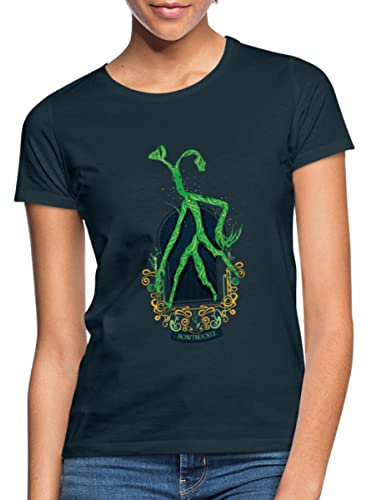 Spreadshirt Phantastische Tierwesen Bowtruckle Frauen T-Shirt, S, Navy