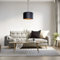 Paco Home Deckenlampe Pendelleuchte Hängelampe Wohnzimmer Esszimmer Schlafzimmer Lampenschirm Velours Industrial Samt E27 1,5m Textilkabel Kürzbar