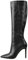 Only maker Stivali classici da donna in pizzo stivali a spillo, Poliuretano nero., 44 EU