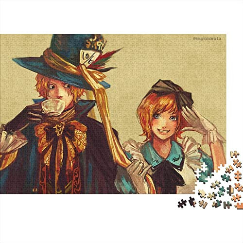 1000 Teile Puzzle, One Piece, Ruffy Puzzle, Interessante Puzzles Zum Stressabbau, Lustiges Kinder Und Erwachsene 1000pcs (75x50cm)