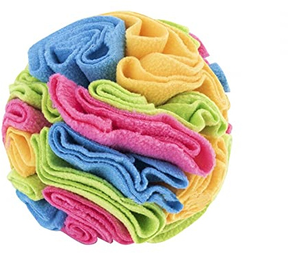 DONGKER Schnüffelball Hunde, Interaktives Schnüffelspielzeug, φ 15cm/20cm, Waschbar Hundespielzeug Intelligenzspielzeug für Kleine Mittelgroße Hunde Haustier