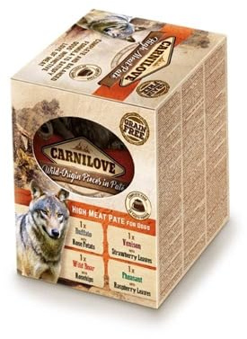 CARNILOVE CANINE ADULT POUCH PATE MULTIPACK 4X300GR