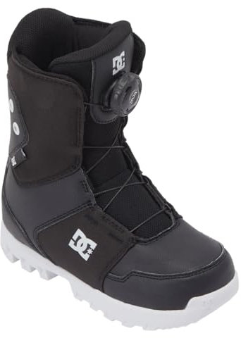DC - Schuhe - Pfadfinderstiefel für Jungen, Kolorit Black/White, Größe: 34 EU