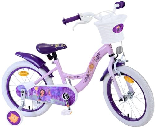 Disney Wish Kinderfahrrad - Mädchen - 14 Zoll - Lila