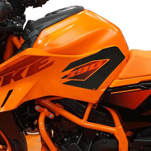 labelbike - 3D Aufkleber für Motorrad Tankseitendekorationen und Schutz kompatibel mit KTM 390 Duke 2024-2025