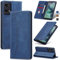 Jasonyu Case for Motorola Moto G35 Leather Wallet Flip Cover with Card Holder,Kickstand, Magnetic Closure,TPU Shockproof Phone Case Compatible with Moto G35 5G (Blue)