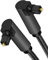 Optical Audio Cable 1M 90° Right Optical Audio Cable Swivel Adjustable Toslink Optical Cable for Wall-Mounted Soundbar, Fibre Optic Cord with Home Cinema, S/PDIF, PS4, Xbox, Stereo System, Black