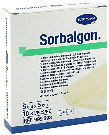 SORBALGON Kompressen 5x5 cm 10 St