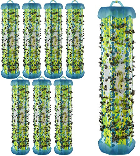 RESCUE! Fly TrapStik – Indoor Hanging Fly Trap - 8 Pack
