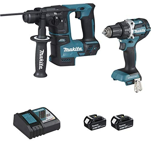Combopack 2 outils 18V Li-Ion (2x5,0 Ah) (DDF484 + DHR171) - MAKITA DLX2271TJ