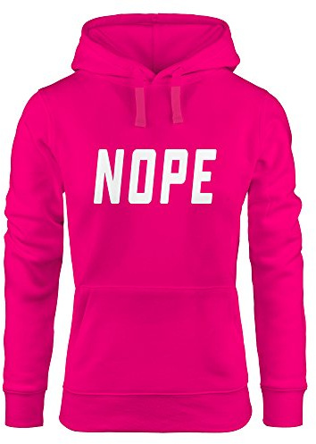 MoonWorks Kapuzen-Pullover Damen Nope Hoodie