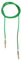 L&L® 3.5mm Nylon Stereo Jack To Jack Audio Headphone Aux Cable Lead for iPhone ipod (Green)