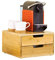 SoBuy Support pour Capsules de café Boîte à Capsules de Café à 2 tiroirs en Bambou Distributeur de Capsules Boîte à thé 30x31x18 cm, FRG82-N