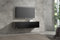 Wuun® TV Lowboard TV Board hängend I 100cm-280cm I Hängeschrank Wohnwand/Somero I Schwarz-Matt I 120cm