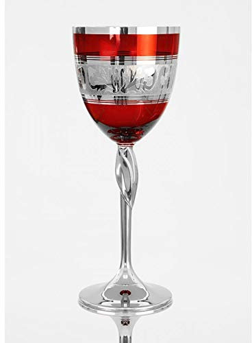 Verres à pied Anissa Rouge 25 cl x 2 - Coffret
