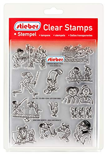 Clear Stamps Transparente Stempel Sets (Bitte gewünschtes Motiv/Thema unten auswählen!) (Max und Moritz - Max and Moritz)