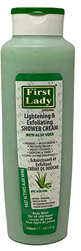 First Lady Aloe Vera Skin Lightening & Exfoliating Shower Cream 750ml