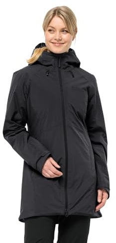 Jack Wolfskin Damen Heidelstein Ins Jkt W Coat, Schwarz, XXL EU