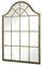 MirrorOutlet GM089 Wandspiegel, groß, Metall, rustikal, gewölbt, 92 x 63 cm, Grün