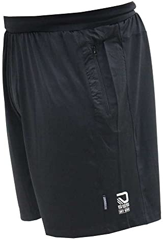 D555 Duke Mens Slough Big Tall Drywear Polyester Stretch Shorts - 4XL Black